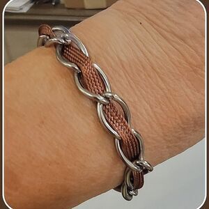 #Sabika Spring 2021 #Poetry Woven Chain Link Bracelet